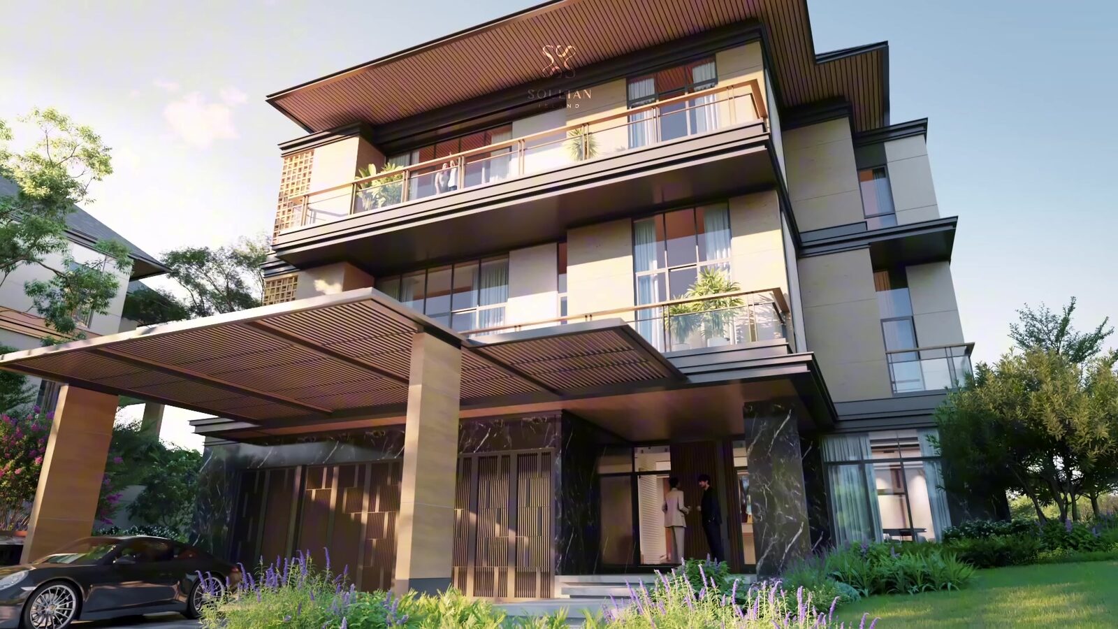 Rumah mewah modern Soultan Yellow Summarecon Bekasi 2026 hunian ultra luxury tepi danau